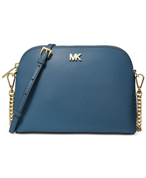 MICHAEL Michael Kors Crossgrain Leather Dome Crossbody